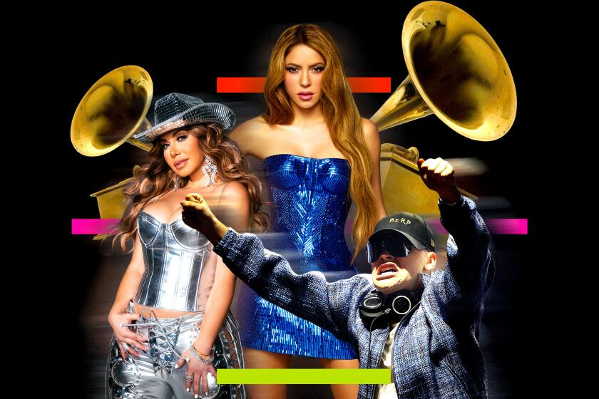 Shakira, Chiquis, and Bizzrap win at the Latin Grammys.