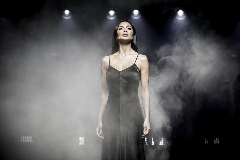 Nicole Scherzinger as 'Norma Desmond' in SUNSET BLVD on Broadway at the St. James Theatre.