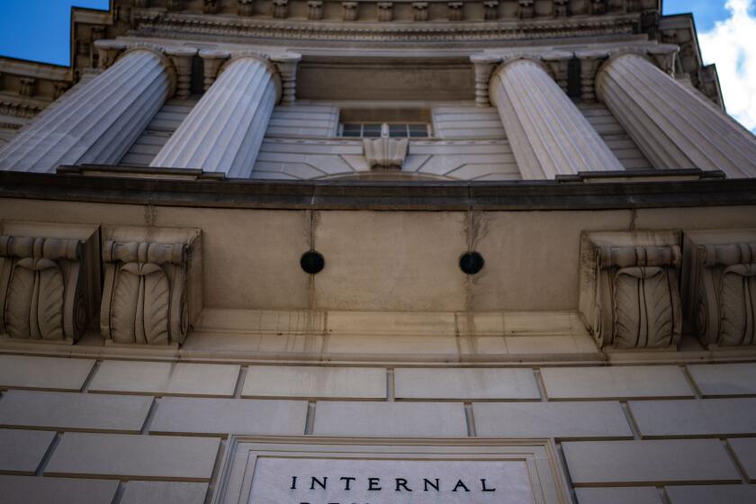 WASHINGTON, DC - AUGUST 18: The Internal Revenue Service (IRS) building on Thursday, Aug. 18, 2022 in Washington, DC. (Kent Nishimura / Los Angeles Times)