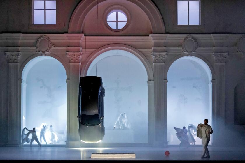 A scene from Romeo Castellucci's production of Mozart's "Don Giovanni" at the 2024 Salzburg Festival.