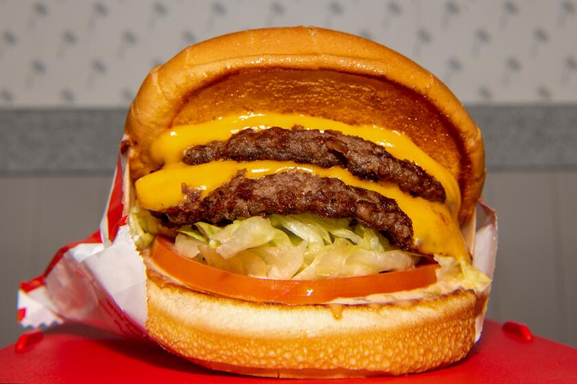 ALHAMBRA, CA-July 2, 2019: The Double Double from In-N-Out Burger in Alhambra, Calif., on Tuesday, July 2, 2019. (Mariah Tauger / Los Angeles Times)