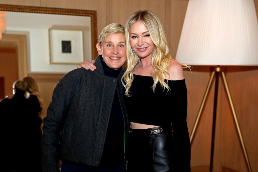 Ellen DeGeneres and Portia de Rossi 