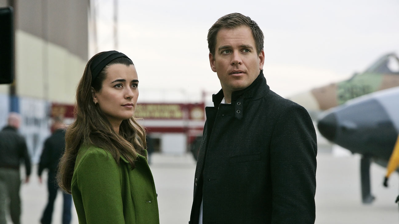 Cote de Pablo and Michael Weatherly on NCIS