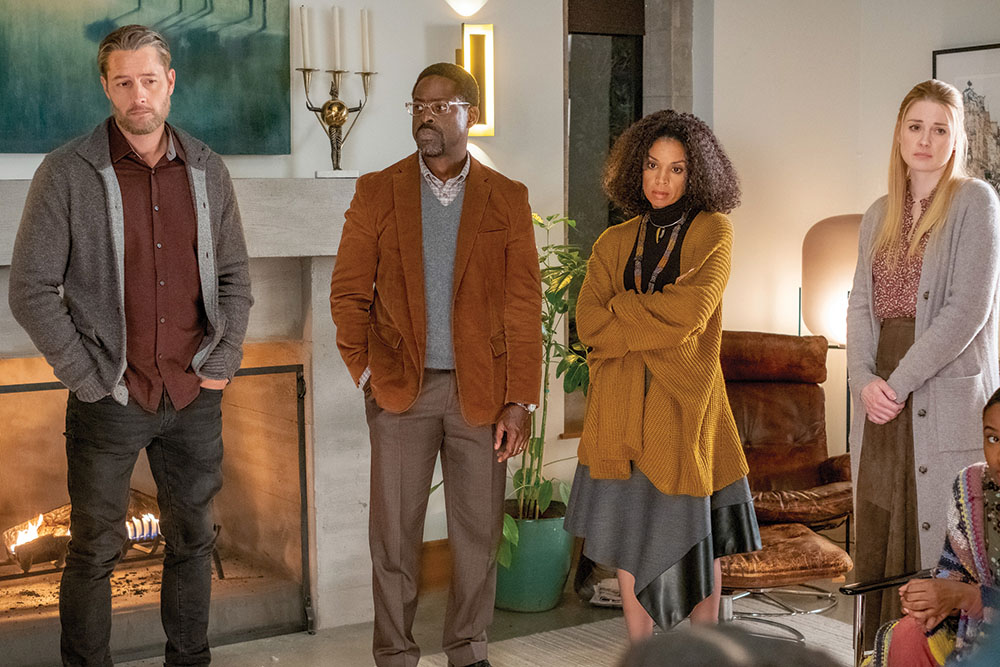 DAN FOGELMAN THIS IS US: From left: Justin Hartley, Sterling K. Brown, Susan Kelechi Watson and Caitlin Thompson on NBC’s Emmy winning drama, which wrapped its final season in May.
